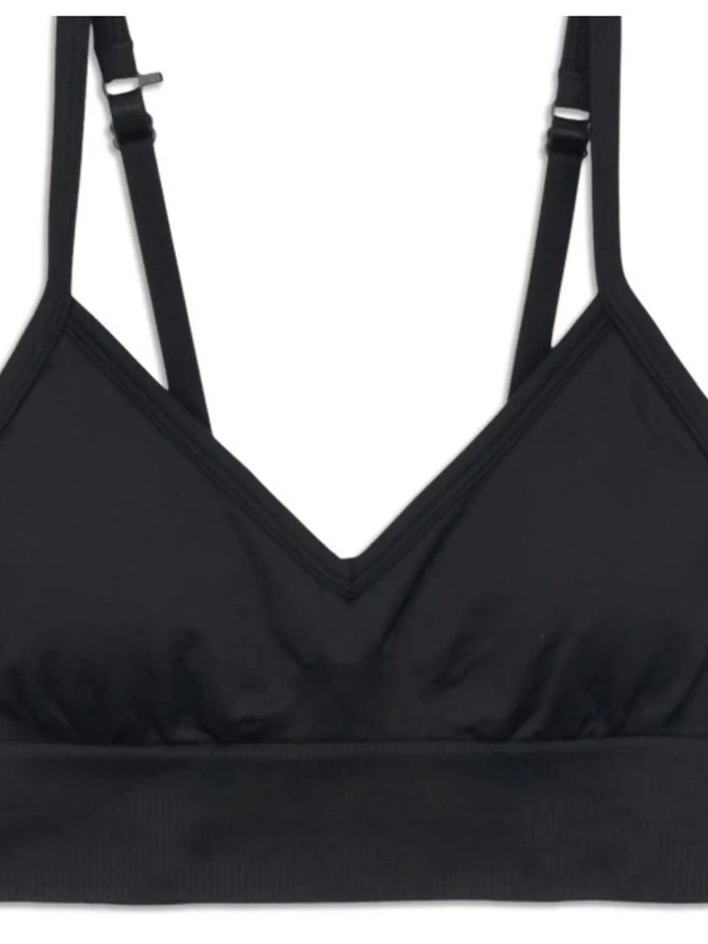 Lululemon Ebb to Street Bra C/D - black, size 8 - Picture 2 of 9